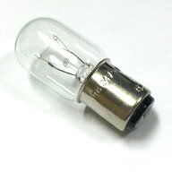 パイロットランプ T20 BA15D 24V 5W クリアー 1個単位販売ページ【返品交換不可】ナツメ球 パネル球 スワ…