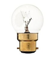 旭光電機工業(アサヒ) ボール球 G40 B22D 100/110V 40W C (クリアー) 1個単位販売【返品交換不可】白熱灯…