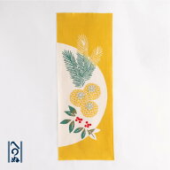 【てぬぐい　迎春花あわせ】　注染　手ぬぐい　てぬぐい専門店かまわぬ　冬　ギフト　プレゼント　正月　…