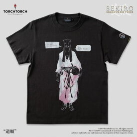 【在庫品】【TORCH TORCH】 SEKIRO: SHADOWS DIE TWICE × TORCH TORCH/ Tシャツコレクション: 道順 墨 Sサイズ