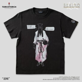 【在庫品】【TORCH TORCH】 SEKIRO: SHADOWS DIE TWICE × TORCH TORCH/ Tシャツコレクション: 道順 墨 Lサイズ