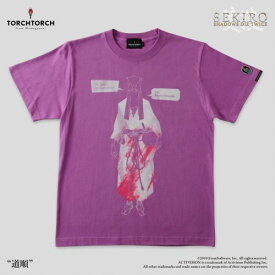 【在庫品】【TORCH TORCH】 SEKIRO: SHADOWS DIE TWICE × TORCH TORCH/ Tシャツコレクション: 道順 藤紫 Mサイズ