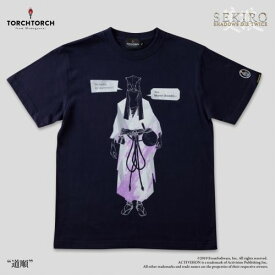 【在庫品】【TORCH TORCH】 SEKIRO: SHADOWS DIE TWICE × TORCH TORCH/ Tシャツコレクション: 道順 濃紺 Sサイズ