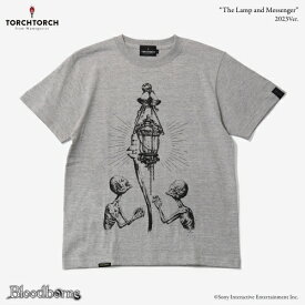 【送料無料】【在庫品】【TORCH TORCH】 Bloodborne × TORCH TORCH/ Tシャツコレクション: 灯りと使者 2023 ver ヘザーグレー L
