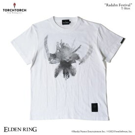 【在庫品】【TORCH TORCH】 ELDEN RING × TORCH TORCH/ ラダーン祭りのTシャツ ホワイト L