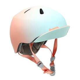 bern(バーン) ヘルメット【NINO：XS/Sサイズ(48～51.5cm) /サテン ブルーサンセット グラディエント】 バイザー/ ストライダー 自転車 スケートボード 子供用 キッズ