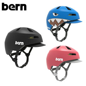 bern(バーン) キッズ ヘルメット NINO 2.0 ニーノ：Sサイズ(52～55.5cm) /Mサイズ(55.5～59cm) 子供用 ヘルメット ストライダー 自転車 スケートボード キッズ 児童用ヘルメット バイザー かっこいい かわいい 3歳 4歳 5歳 6歳 7歳