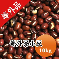 小豆 訳あり 規格外　等外小豆 格安 食品ロス 北海道 十勝産小豆 10kg【令和6年産】B級品 業務用 送料無…