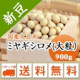 大豆 ミヤギシロメ 大粒 1等級品 宮城県産 煮豆 豆乳 味噌作りに.. 900g【令和6年産】 メール便 送料無料