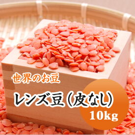 レンズ豆 オレンジ (皮むき) アメリカ産 10kg