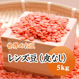 レンズ豆 オレンジ (皮むき) アメリカ産 5kg