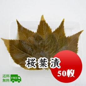 桜の葉塩漬け 高級伊豆産 新物 手選別品 50枚 【メール便 送料無料】安心の国産 桜葉塩漬け 道明寺粉 桜餅などに..お届けに3日～7日かかります