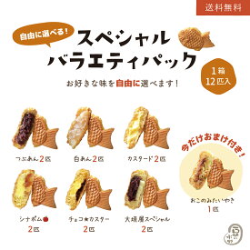 期間限定 おまけ付き 大垣屋のスペシャルバラエティパック12匹入りつぶあん カスタード 白あん チョコカスター 大垣屋スペシャル シナポムより選り取り12匹がお選び頂けます 鯛焼き クール便専用 お取り寄せ スイーツ 冷凍たい焼き たいやき 自家製あん