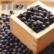 【宅配便】次回入荷予定3月13日無農薬黒豆 「1kg」北海道産 黒豆 いわい黒大豆 農薬化学肥料不使用 JAS認…