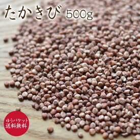 【ゆうパケット 送料無料】たかきび 「500g」ソルガムたかきび（粒） 岩手県産 農薬不使用 無農薬栽培 国産
