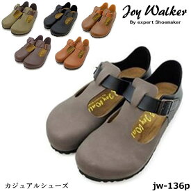 送料無料(対象外地域あり) joy walker ジョイウォーカー　レディース カジュアルシューズ JW136P　 Tストラップ　ソフトフットベット