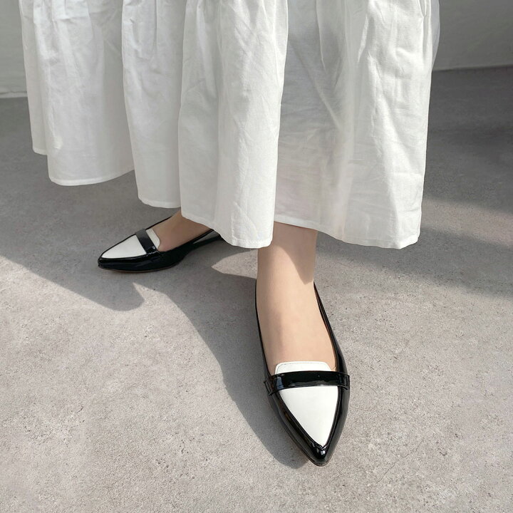 楽天市場】【55%OFF：ラストワンアイテム】美脚フラットローファー 足 