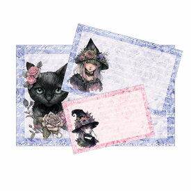 ミニカード　魔女たちの晩餐会　86*54mm　30枚入り　日本製　メッセージカード