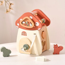 【送料無料】【レビュー投稿で特典】Mamimami Home 立体パズル 1歳 おもちゃ 赤ちゃん おもちゃ 12ヶ月 18ヶ月 1歳 2歳 おもちゃ 木のおもちゃ 知育玩具 型はめパズル プレゼント 積み木 形状認識 知育玩具 出産祝い 入園お祝い