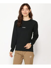【公式】MAMMUT/マムート キューディ ロゴ プリント ロングスリーブ ティーシャツ アジアンフィット ウィメンズ / QD Logo Print Longsleeve T-shirts AF Women MAMMUT マムート トップス カットソー・Tシャツ ブラック【送料無料】[Rakuten Fashion]