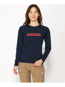 ySALE^20%OFFzyzMAMMUT/}[g L[fB S vg OX[u eB[Vc AWAtBbg EBY / QD Logo Print Longsleeve T-shirts AF Women MAMMUT }[g gbvX Jbg