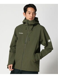 【SALE／20%OFF】MAMMUT/(M)【公式】トレッカーズ ソフトシェル フーデッド ジャケット アジアンフィット MAMMUT マムート ジャケット・アウター マウンテンパーカー カーキグリーン【RBA_E】【送料無料】[Rakuten Fashion]