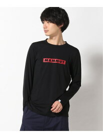 MAMMUT/(M)【公式】QD ロゴ プリント ロングスリーブ Tシャツ アジアンフィット MAMMUT マムート トップス カットソー・Tシャツ ブラック ネイビー ホワイト【送料無料】[Rakuten Fashion]