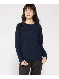 MAMMUT/(W)【公式】QD ロゴ プリント ロングスリーブ Tシャツ アジアンフィット MAMMUT マムート トップス カットソー・Tシャツ ネイビー【送料無料】[Rakuten Fashion]
