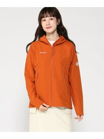 MAMMUT/(W)【公式】マクン 2.0 ソフトシェル フーデッド ジャケット アジアンフィット MAMMUT マムート ジャケット・アウター ブルゾン・ジャンパー グリーン オレンジ【送料無料】[Rakuten Fashion]