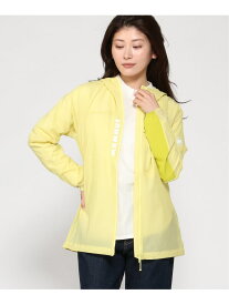 MAMMUT/(W)【公式】エナジー ウィンドブレーカー フーデッド ジャケット アジアンフィット MAMMUT マムート トップス パーカー・フーディー イエロー グリーン【送料無料】[Rakuten Fashion]