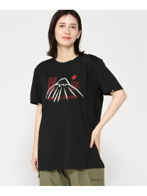 MAMMUT/(U)【公式】QD 富士山 プリント Tシャツ アジアンフィット MAMMUT マムート トップス カットソー・Tシャツ ブラック ホワイト【送料無料】[Rakuten Fashion]