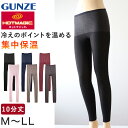 グンゼ ズボン下 レディース 秋冬 フルレングス丈 あったか インナー ボトム 10分丈 レギンス M〜LL 下着 暖かい 冬 薄手 スパッツ 防寒 肌着 婦人 GUNZE ホットマジック