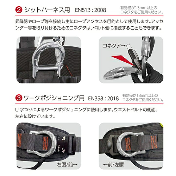 楽天市場】安全帯 フルハーネス 新規格 墜落制止用器具 タイタン TITAN  