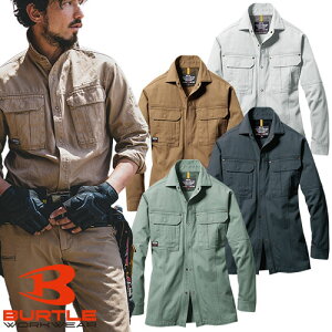 バートル 長袖シャツ BURTLE 8035 作業着 通年 秋冬 メンズ 綿100 防寒シャツ 防寒着 防寒服 防縮 作業服 作業シャツ ワーク マン おしゃれ 人気 安い 激安 かっこいい かわいい おすすめ オールシ