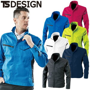 作業服 ブルゾン 藤和 TS Design AIR ACTIVE ロングスリーブシャツジャケット 8106 作業着 春夏
