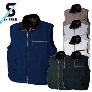 シンメン 鳶防寒ベスト(裏ボア) 防寒コート 防寒ジャケット 保温 人気 安い 最強 アウター ブルゾン ドカジャン 防寒ジャンパー ダウン 上着 防寒着 おしゃれ 暖かい 秋冬 かっこいい 作業