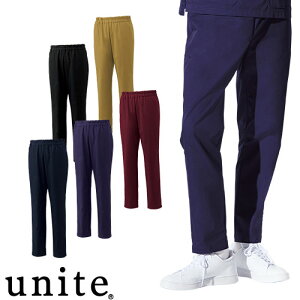 【メール便対応】スクラブ パンツ unite ユナイト チトセ UN-0073 白衣 ズボン メンズ 男性用 医療用 人気 制服 ユニフォーム 医師 看護師 ストレッチ おしゃれ かっこいい 動きやすい おすすめ