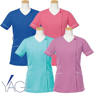 半袖 スクラブジャケット 白衣 半袖 R8747 レディース 女性用 リゼルヴァ RISERVA 医者 看護師 ナース ナース服 研修医 医療 人気 ストレッチ 伸びる 制服 ユニフォーム 病院 小児科 歯医者 介護