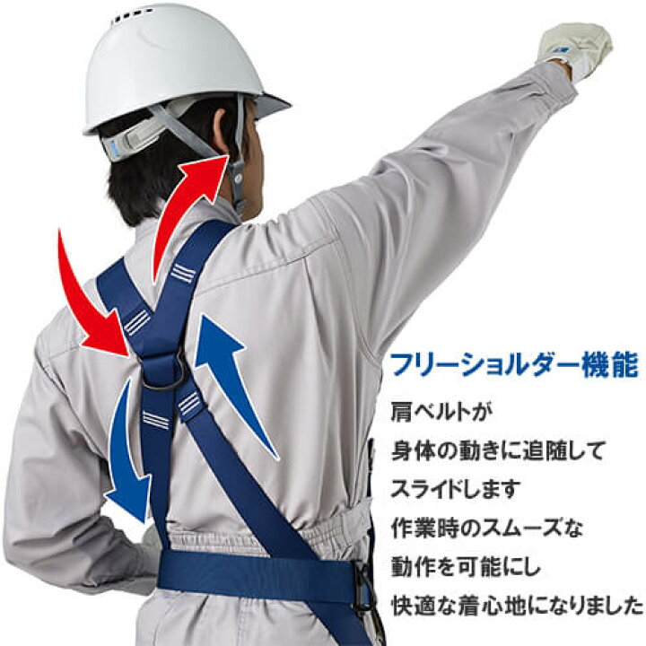 楽天市場】安全帯 フルハーネス ダブルランヤード付き タニザワ 新規格 