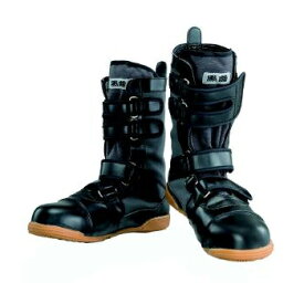 黒鳶(先丸) JW-685 おたふく 安全 作業靴 ロング 高所作業 安全靴 セーフティーブーツ ロング マジックタイプ 大きいビッグサイズ 3E対応 樹脂製先芯 S級相当