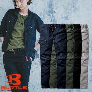 作業服 カーゴパンツ バートル BURTLE カーゴパンツ 5022 作業着 通年 秋冬 ストレッチ 男女共用 おしゃれ カッコいい 人気 ワーク アウトドア ディリー タウンユース 製品加工 スリムフィット