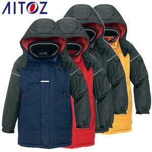AITOZ アイトス 防寒コート 防寒ジャケット 保温 人気 安い アウター ブルゾン ドカジャン 防寒ジャンパー ダウン 上着 防寒着 おしゃれ 暖かい 秋冬 かっこいい 作業着 ワーク マン メンズ 釣
