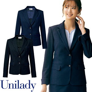 UNILADY ユニレディ 長袖 サマージャケット U22251 春夏 ジャケット 事務服 医療事務 制服 ユニフォーム 病院 受付 接客業 サービス クリニック オフィス ビジネス おしゃれ かわいい キレイ YAGI