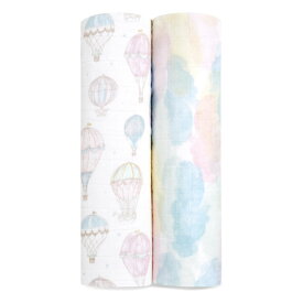 aden&anais オーガニック スワドル 2枚パック アボーブザクラウズ above the clouds 2-pack organic swaddles エイデンアンドアネイ 出産祝い プレゼント ギフト organic collection