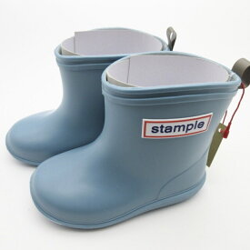 ギフト無料 stample スタンプル 長靴 スモークブルー雨の日 レインブーツ smoke blue おしゃれ シンプル 梅雨 雪 滑り止め