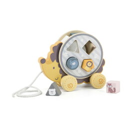【ギフト無料】 ソーティングプルトイ・はりねずみ PolarB ポーラービー 赤ちゃん ベビー 木製玩具 木のおもちゃ 出産祝い