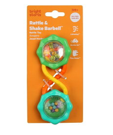 【ギフト無料】 バーベルラトル ピンクバーベルラトル メール便 送料無料 赤ちゃん ベビー 柔らかい おもちゃ 出産祝 カ 生まれ 新生児 0歳から 持ちやすい 0才 安心 安全 買い回り 買いまわり ぽっきり KidsII bright starts