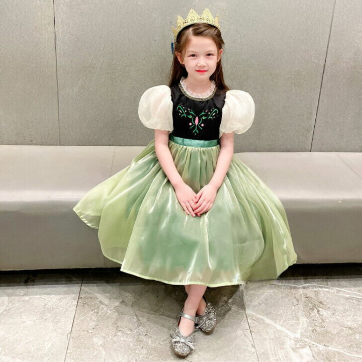 楽天市場】アナ ドレス キッズ 子供 プリンセスドレス 衣装 アナドレス  