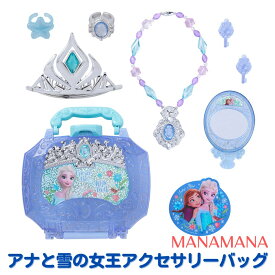 アナと雪の女王 ディズニープリンセス アクセサリーバッグ ジュエリー バッグ ネックレス アクセサリー セット 鍵付き 女の子 キッズ 子供用 子供 おもちゃ 誕生日 クリスマス プレゼント ディズニー プリンセス おままごと お化粧ごっこ メイク ごっこ遊び 3歳 4歳 5歳