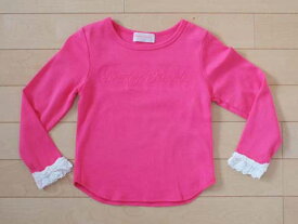 [最大1000円 offクーポン 対象]★5 新品 未使用 シャーリーテンプル shirley temple アウトレット 子供服 女の子 110cm 長袖 Tシャツ ロンT カットソー ピンク 春 秋 トップス ガールズ キッズ 【中古】 ユーズド リサイクル 古着 子ども服 こども